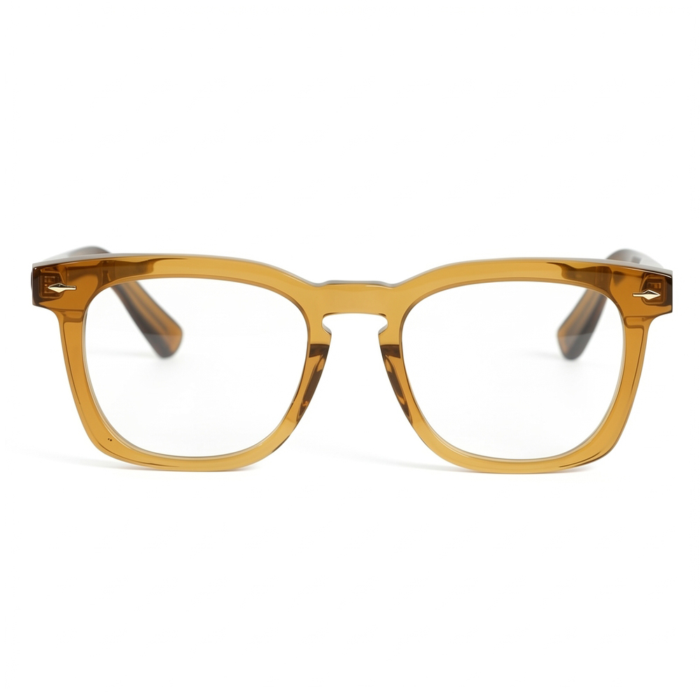 Ellie Lunettes Carrées Marron