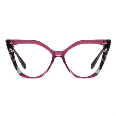 Faulkn Lila Cat Eye Brille