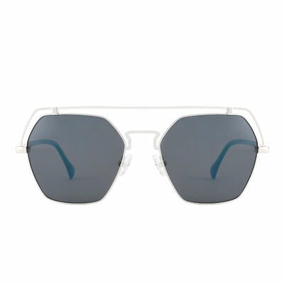 Whalen Lunettes de soleil Aviateur Argentées