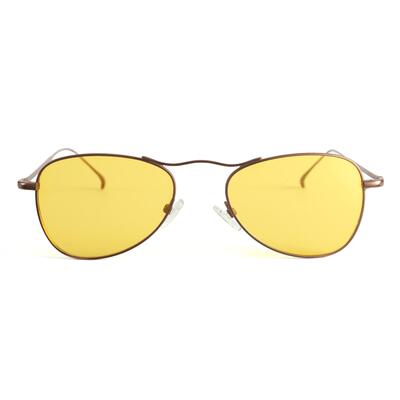 Boswell Brown Aviator Sunglasses