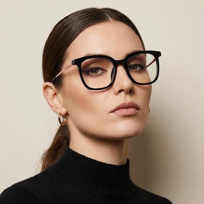 Edmun Black Square Glasses