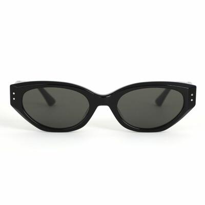 Harris Lunettes de soleil Cat Eye Noires