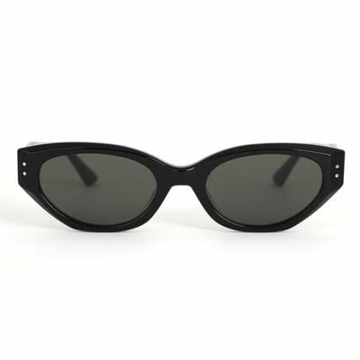 Harris Lunettes de soleil Cat Eye Noires