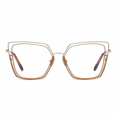 Carter Champagne Cat Eye Glasses