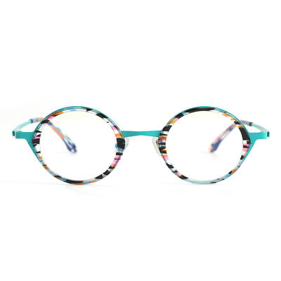 Occam Blue Round Glasses