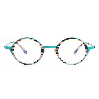 Occam Blue Round Glasses