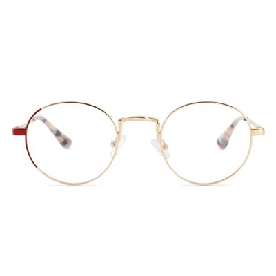 Vogt Gold Round Glasses