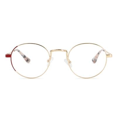 Vogt Gold Round Glasses