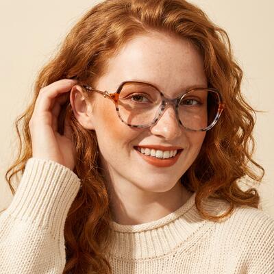 Gibbon Tortoise Square Glasses
