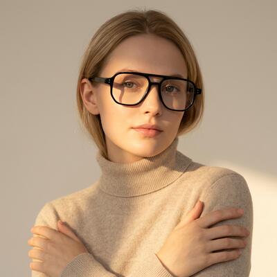 Broderick Lunettes Aviateur Noires