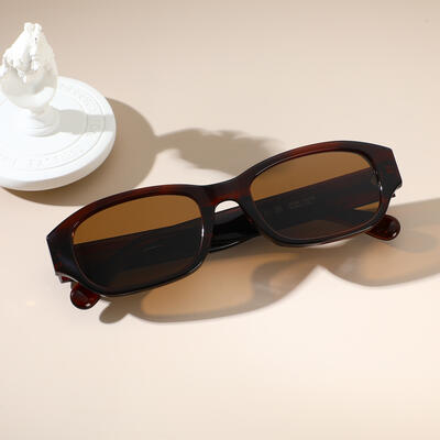 Cooper Brown Rectangle Sunglasses
