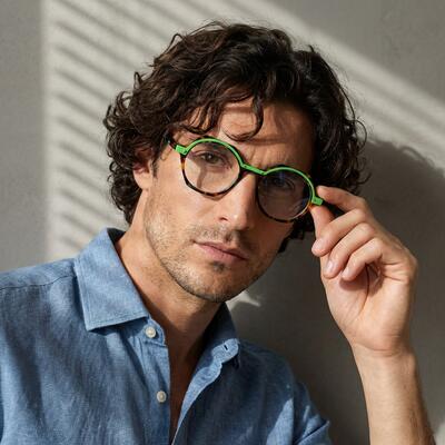 Louis Green Geometric Glasses