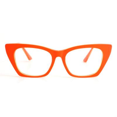 Ivy Orange Cat Eye Brille