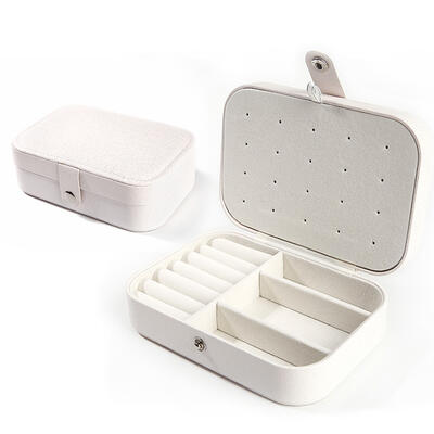 Jeulia Double-layer PU Jewelry Storage Box