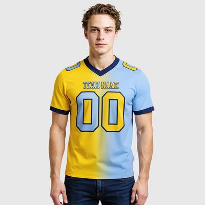 Athleisure Football Jerseys – Gradient Mesh & Sleek Fit Designed for Sporty Street Style