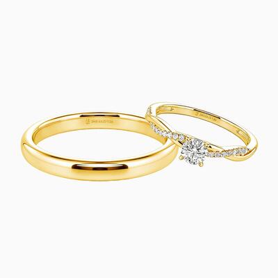 "The Way You Say Forever" Couple‘s Ring Set