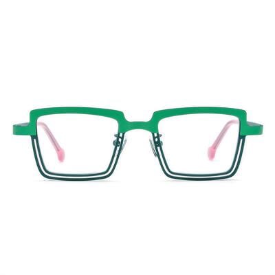 Taylor Lunettes Rectangulaires Vertes