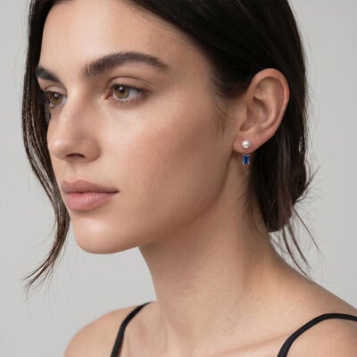 "Perle de Mes Yeux" Pendentifs Taille Radiant