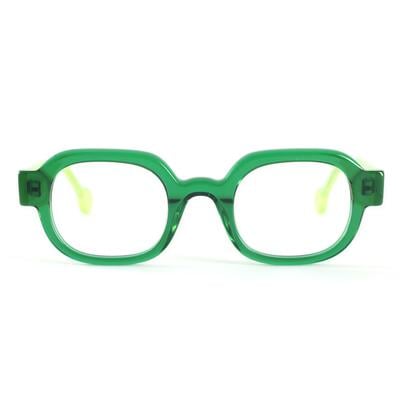 Nell Grüne Quadratische Brille