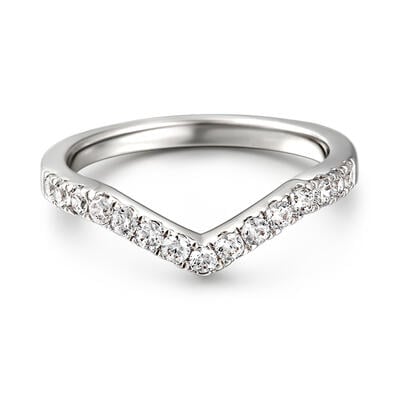 Jeulia "Limitless Love" Sterling Silver Women's Band