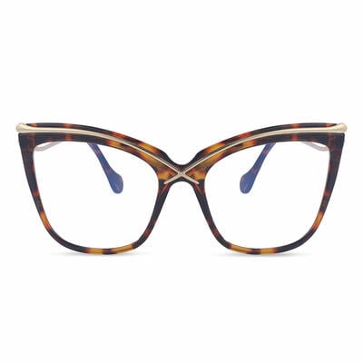 Lauretta Tortoise Cat Eye Glasses