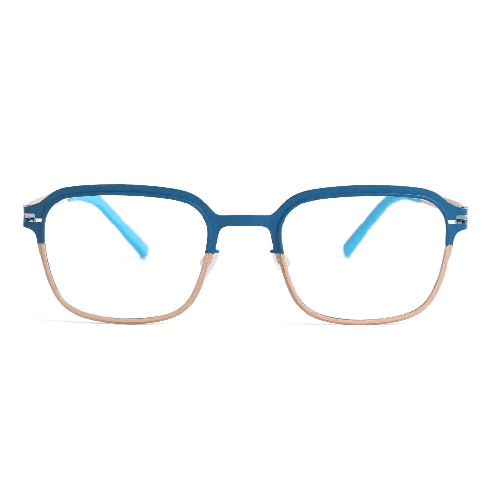 Simmons Blue Square Glasses