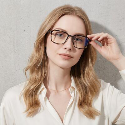 Mitchell Lunettes Carrées Écaille
