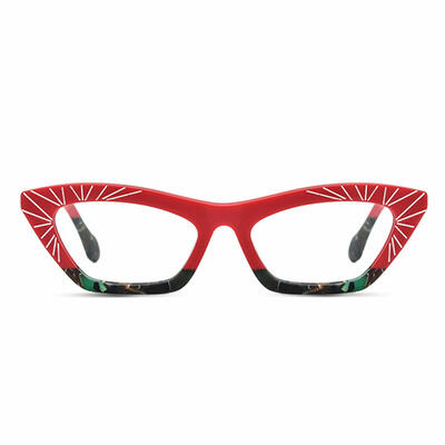 Farrah Red Cat Eye Glasses