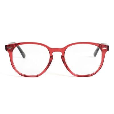 Hunter Lunettes Rondes Rouges