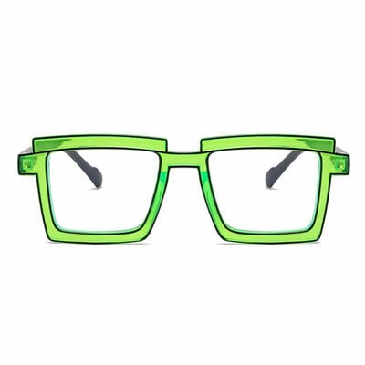 Flossie Green Square Glasses