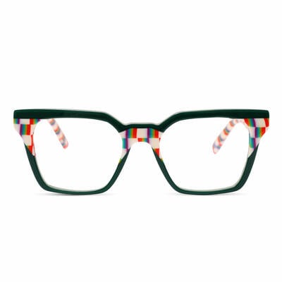 Henley Green Square Glasses
