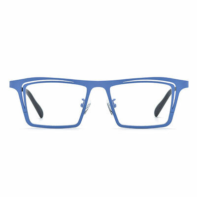 Marina Blue Rectangle Glasses