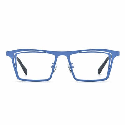 Marina Blue Rectangle Glasses