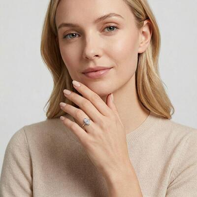 "The First Day of Always" Marquise Cut Solitaire Engagement Ring