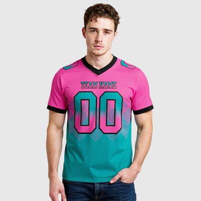 Square Shape Football Jerseys Lightweight Mesh, Personalized Numbers Ideal for Youth Flag Football