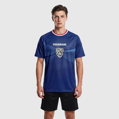 サッカー Tシャツ 名前 チーム名 番号 サッカーウェア ユニフォーム ジャージ 男女兼用 オーダーメイド