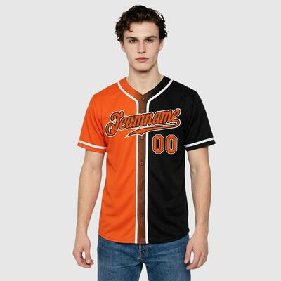 Custom Black Gradient Baseball Jersey – Personalized Name, Number, Logo & Bulk Orders