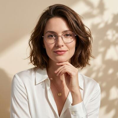 Kennedy Lunettes Ovales Violettes