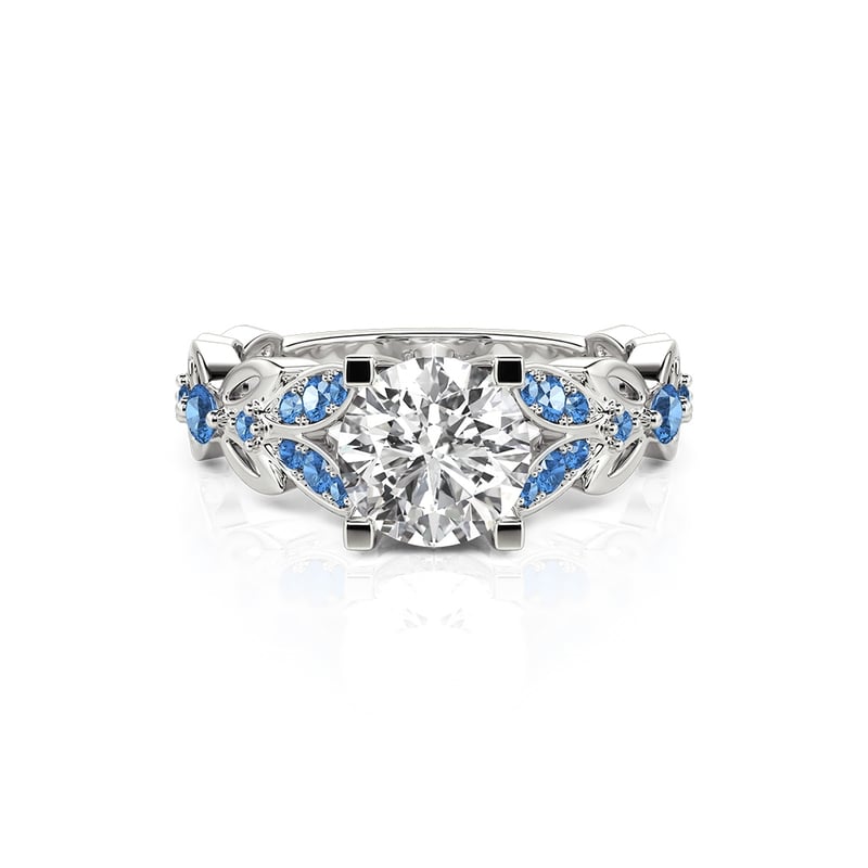 Jeulia Bague Papillon en Argent Sterling Coupe Ronde