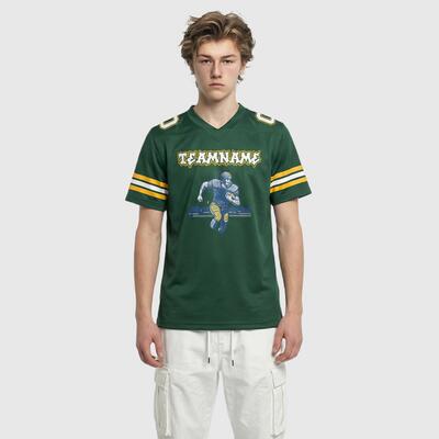 Custom Green Football Jersey – Personalized for Fans of Green Bay Football