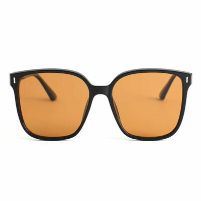 Jamie Black Square Sunglasses