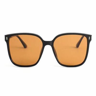 Jamie Schwarze Quadratische Sonnenbrille