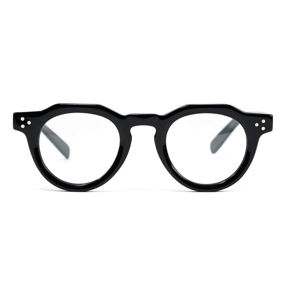 Bennett Black Round Glasses