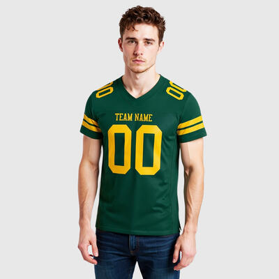 アメリカンフットボール ユニフォーム Vネック 半袖Tシャツ 男女兼用 ロゴ 背番号 チーム名 名前入れ オーダーメイド可能