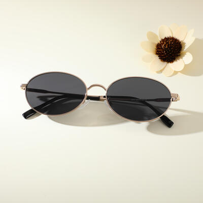 Anthony Gold Oval Sunglasses