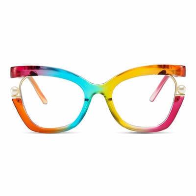 Halona Multicolor Cat Eye Glasses