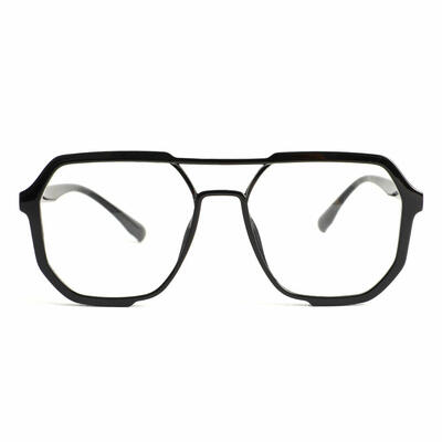 Carter Schwarze Pilot Brille