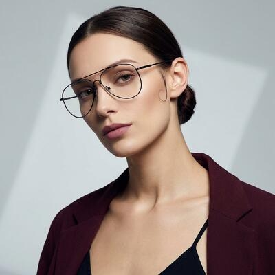 Samson Black Aviator Glasses