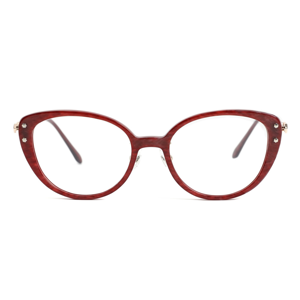 Clark Lunettes Cat Eye Rouges