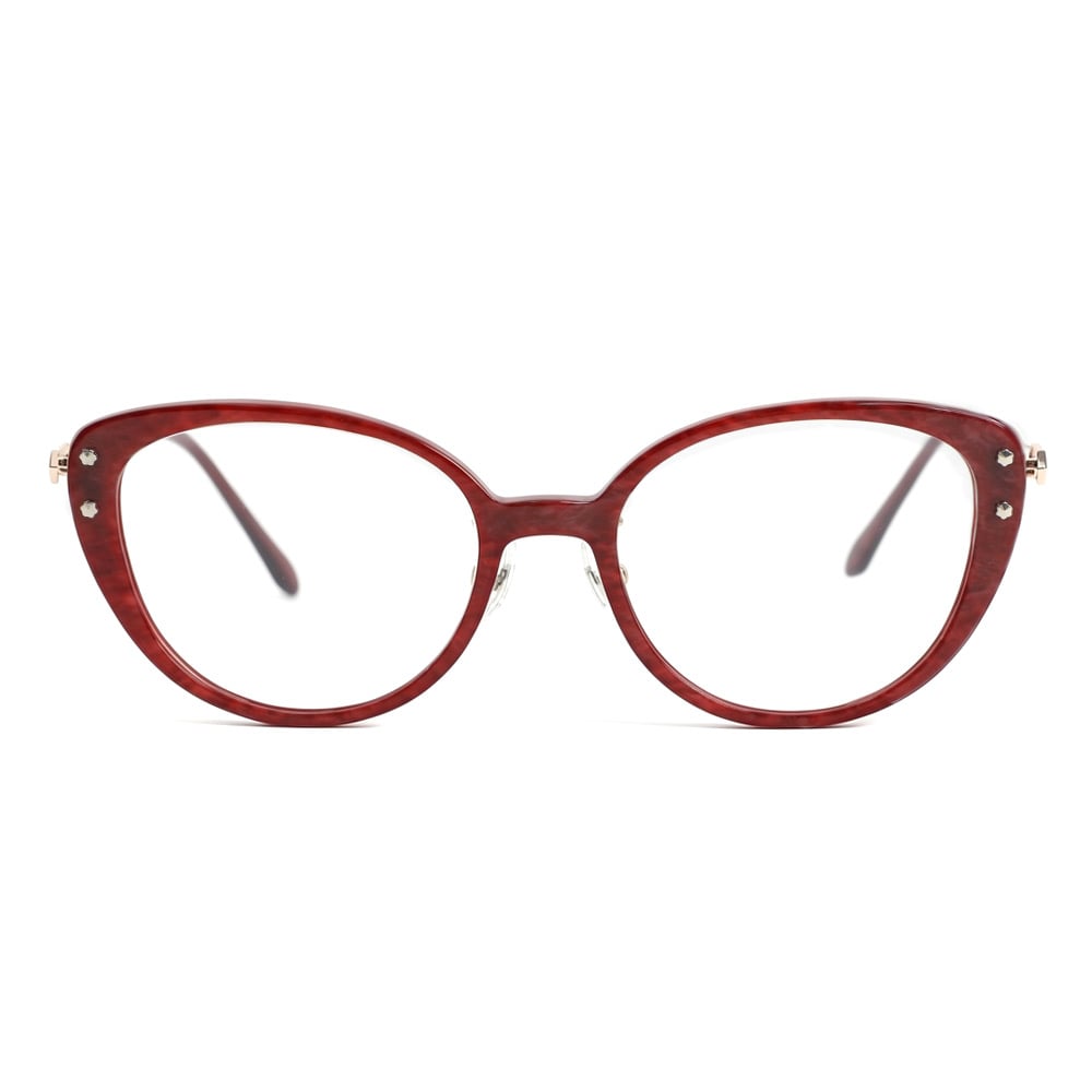 Clark Lunettes Cat Eye Rouges